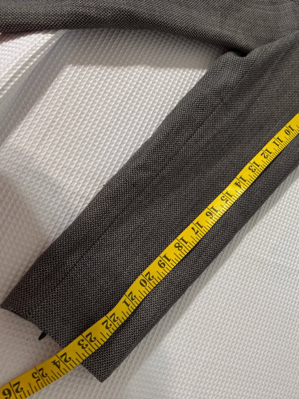 PENDLETON Herringbone Weave Gray Wool Zip Blazer - Picture 6 of 7